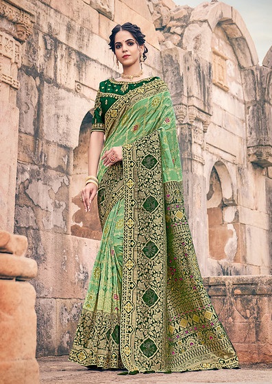 PRERANA SILK LOTUS 2101 TO 2109 TRADITIONAL WEDDING SAREES